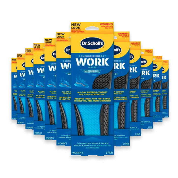 Dr. Scholl's Women's Comfort & Energy Shoe Insoles 59064 - 12 Pack