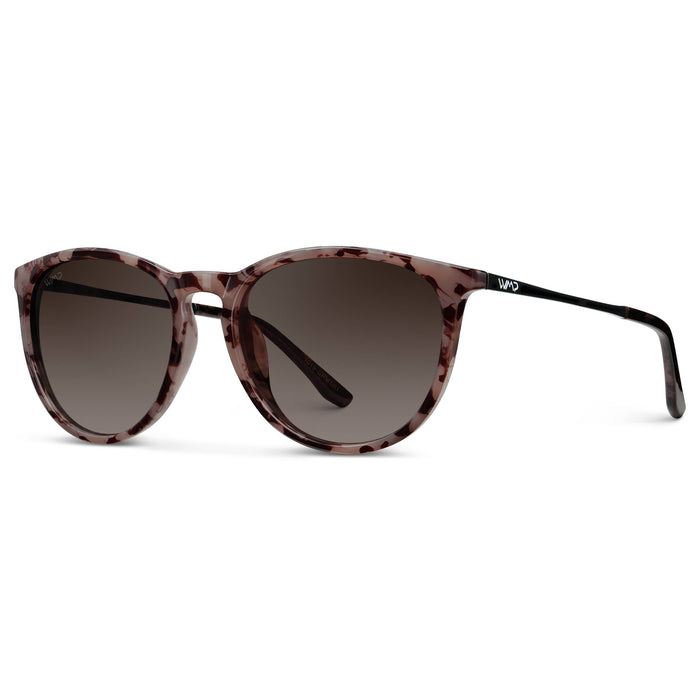 Drew Polarized Round Sunglasses
