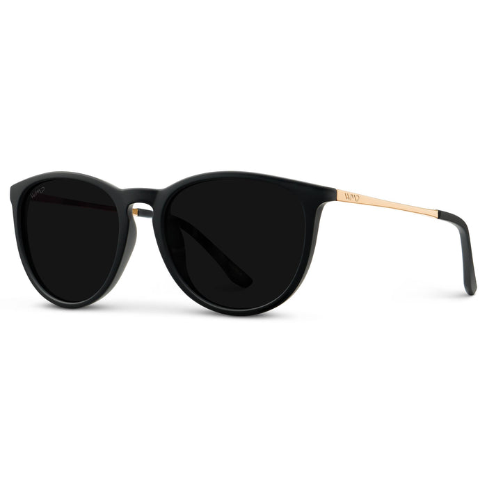Drew Polarized Round Sunglasses