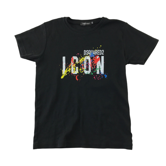 Dsquared 9-10 years black t-shirt