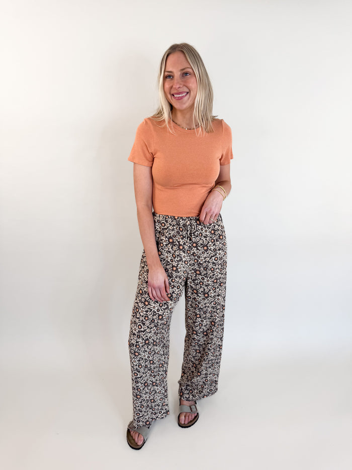 Dua Desert Coral Knit Tee