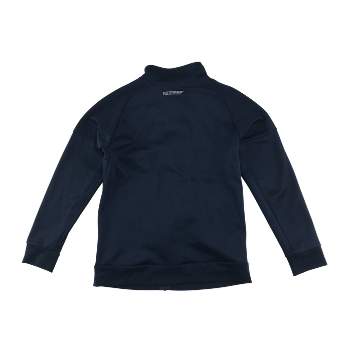 Dunnes Stores 10-11 years black zipped fleece jacket