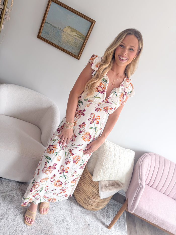 Sadie & Sage Earth Song Floral Dress – women's dress