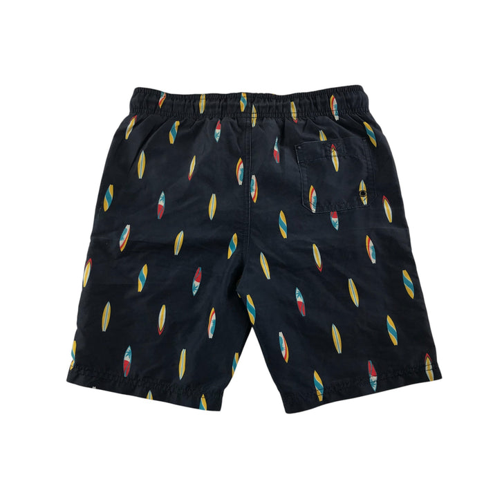 Earthchild 9-10 years navy blue surf board swim trunks