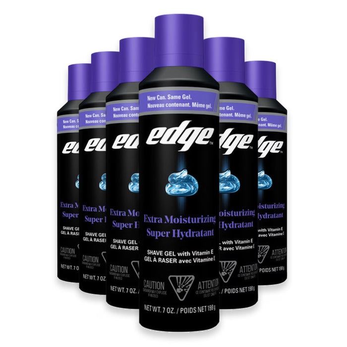 Edge - Shave Gel with Vitamin E - 7 oz - 6 Pack