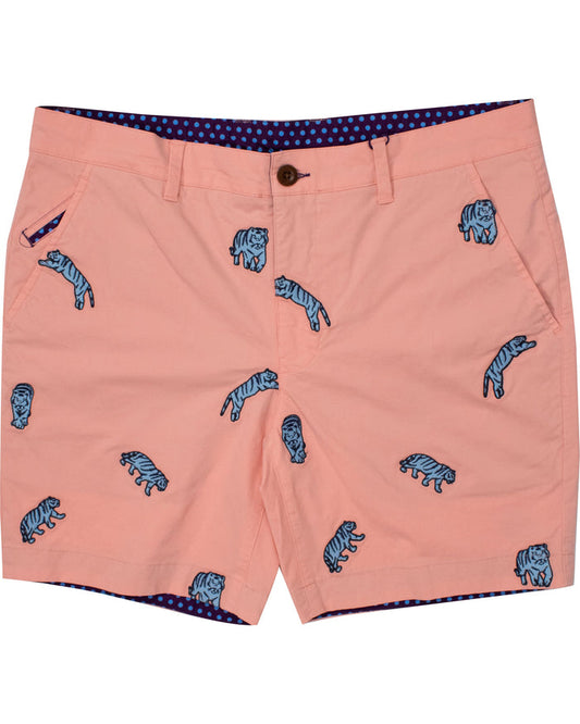 EDWARD PEACH TIGERS EMBROIDERY