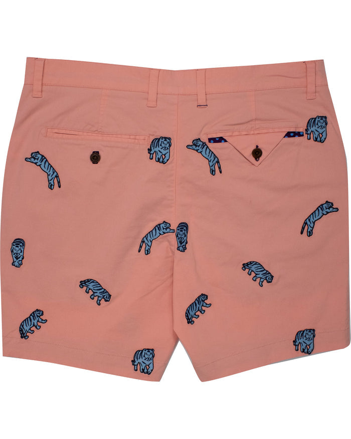 EDWARD PEACH TIGERS EMBROIDERY