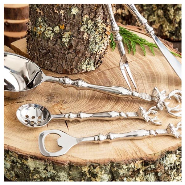 Old Mill Road Elk Slotted Spoon | Koop.co.nz