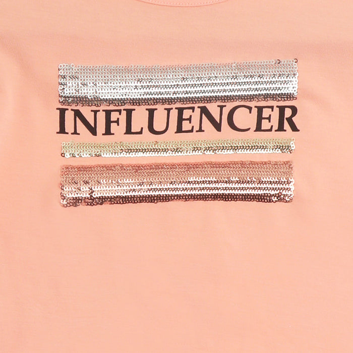 EMBELLISHED GRAPHIC TOP VTM08-036