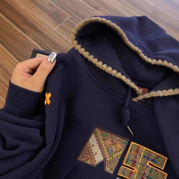 Fleece lined hoodie for women, cozy oversized coat