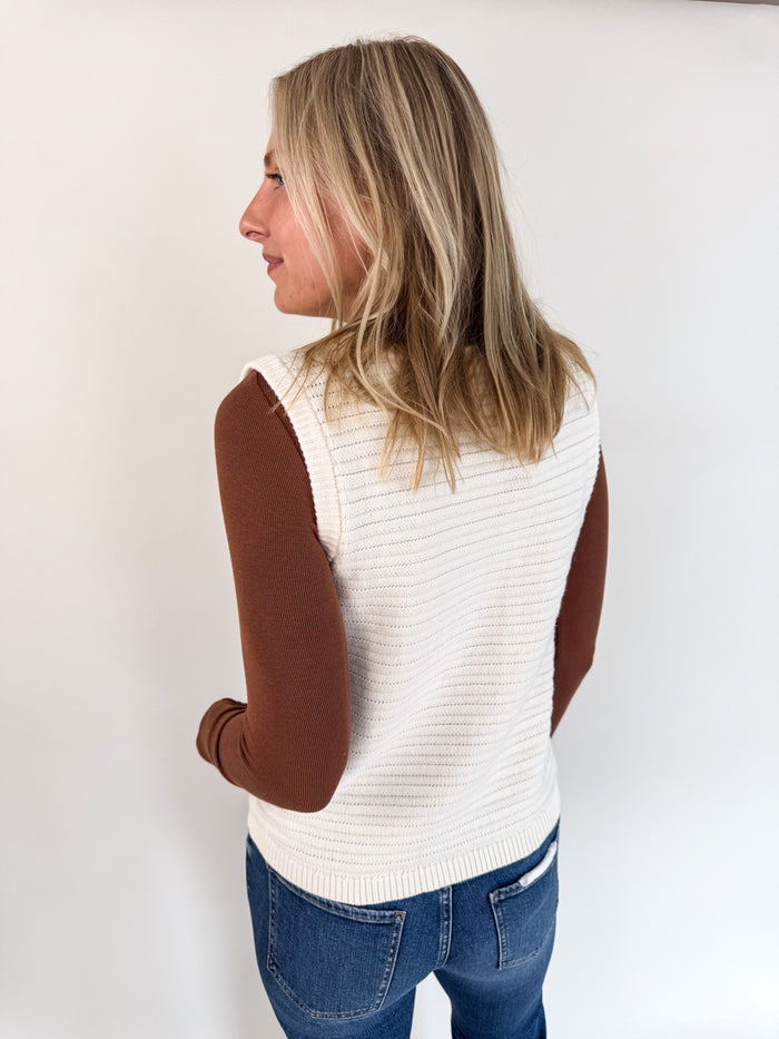 Emery Macrame Sweater Vest