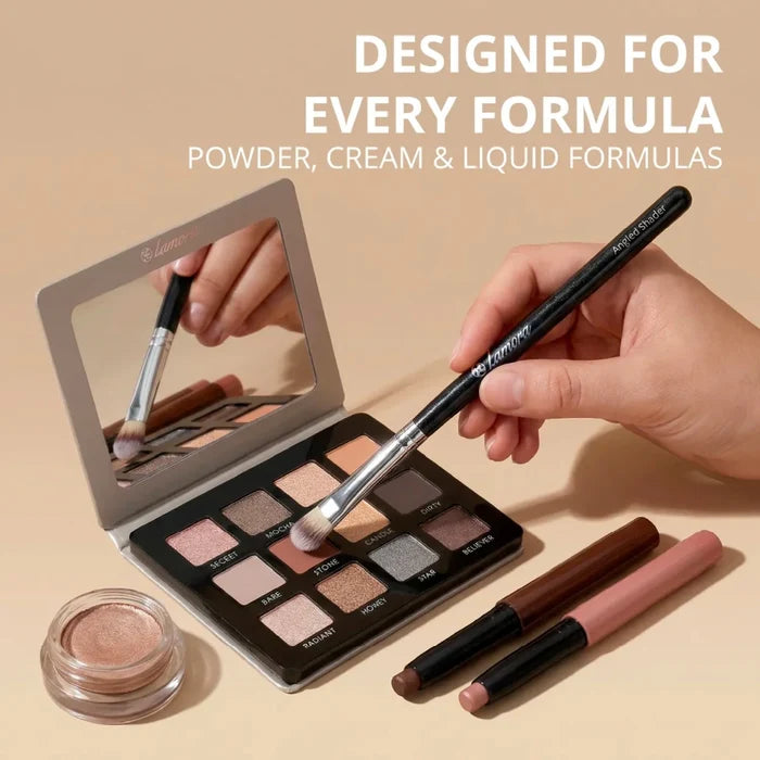 Eyeshadow Brush Set Black - Lamora Beauty