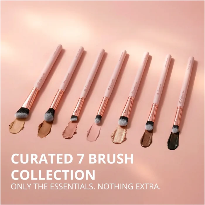 Eyeshadow Brush Set Rose Gold - Lamora Beauty