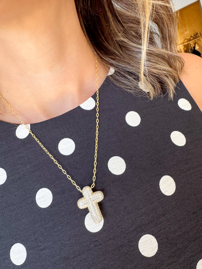 Faithful Glow Gold Necklace