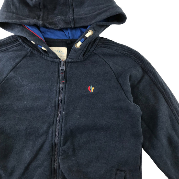 Fatface 10-11 years navy wind surfing print hoodie