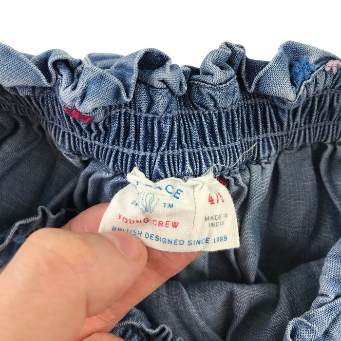 Fatface 4-5 years blue skirt