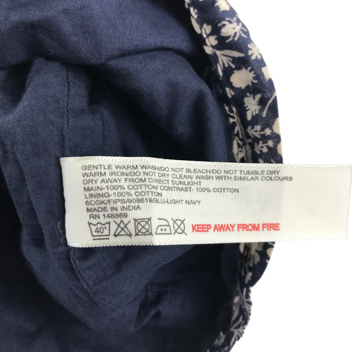 Fatface 6-7 years navy floral skirt