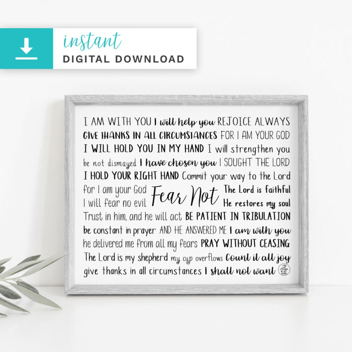 Fear Not Digital Download