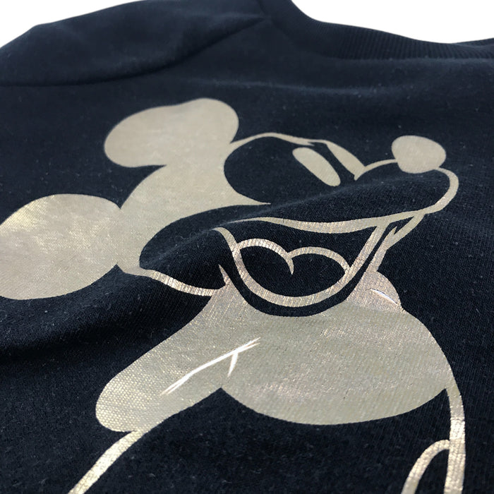 F&F 5-6 years black and gold disney mickey mouse sweater