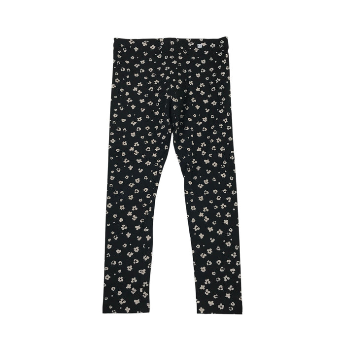 F&F 5-6 years black floral leggings cotton elastane