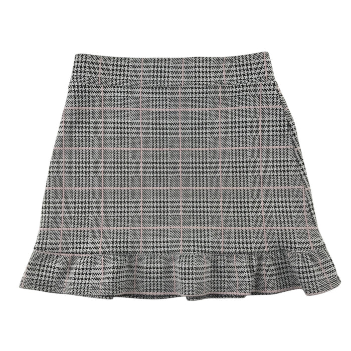 F&F 5-6 years grey check skirt polyester nylon viscose elastane