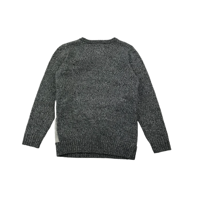 F&F 7 years grey festive too cool for yule santa jumper