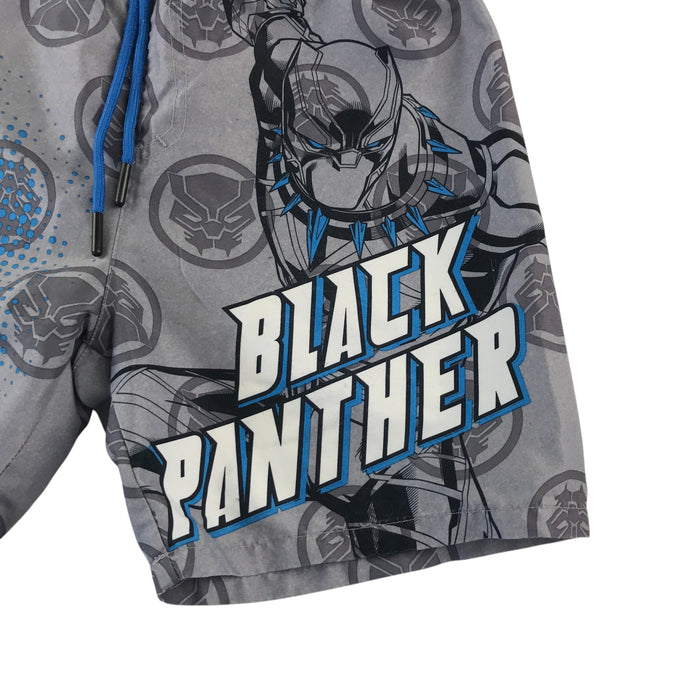 F&F 8-9 years grey Marvel Black Panther swim trunks