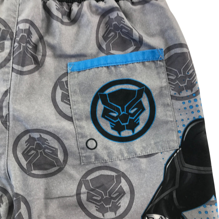 F&F 8-9 years grey Marvel Black Panther swim trunks