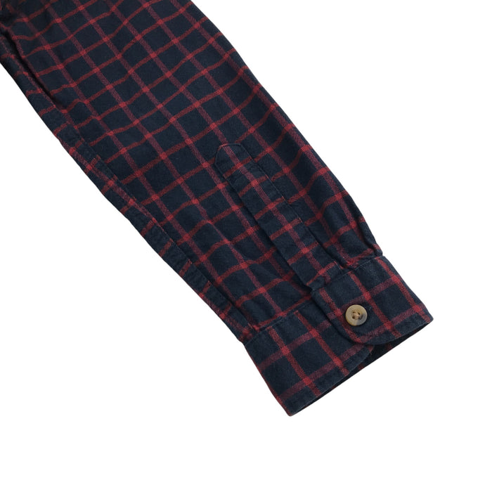 F&F 8-9 years navy and red checked cotton shirt