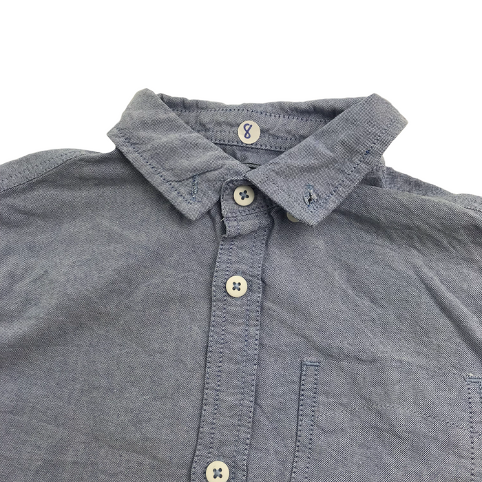 F&F 8 years blue short sleeve shirt