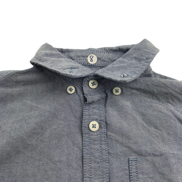 F&F 8 years blue short sleeve shirt