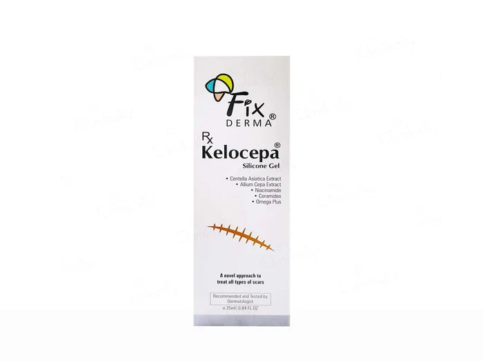 Fixderma Kelocepa Silicone Scar Gel 25ml
