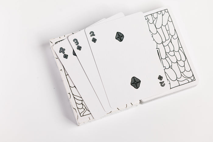Fontaine Royal Fever Playing Cards - White