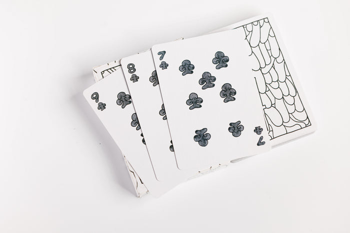 Fontaine Royal Fever Playing Cards - White