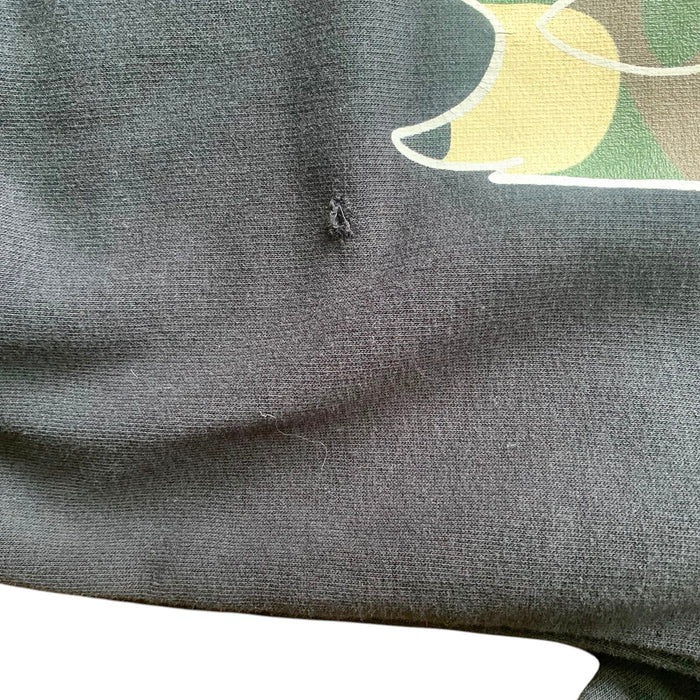 Forty 9-11 years black sweater crew neck print cotton polyester