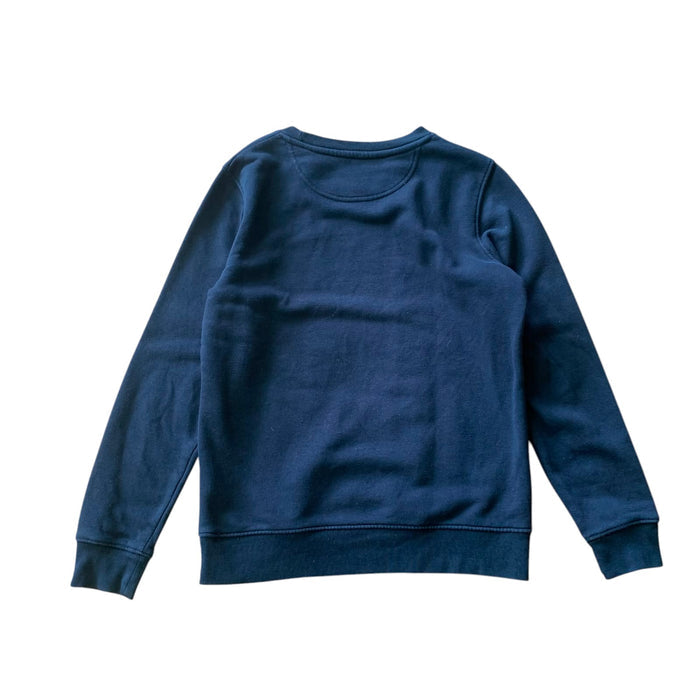 Forty 9-11 years black sweater crew neck print cotton polyester