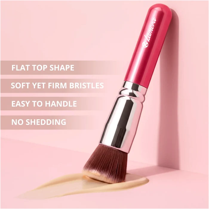 Foundation Brush Pink - Lamora Beauty