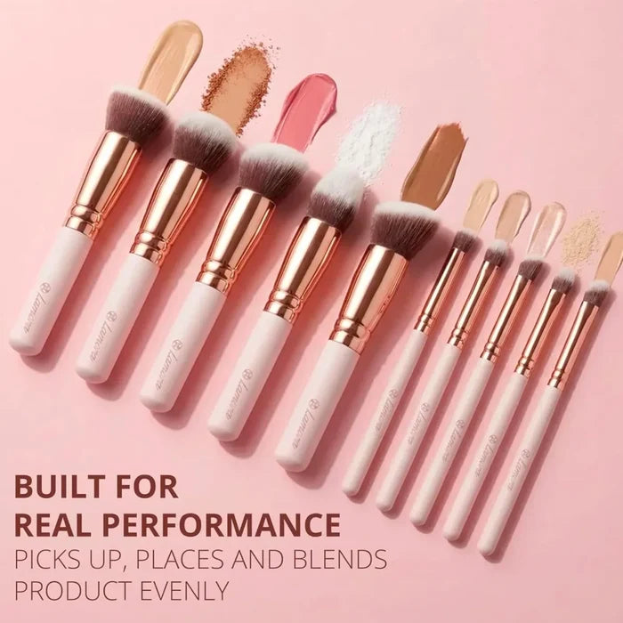 Foundation Brush Set Rose - Lamora Beauty