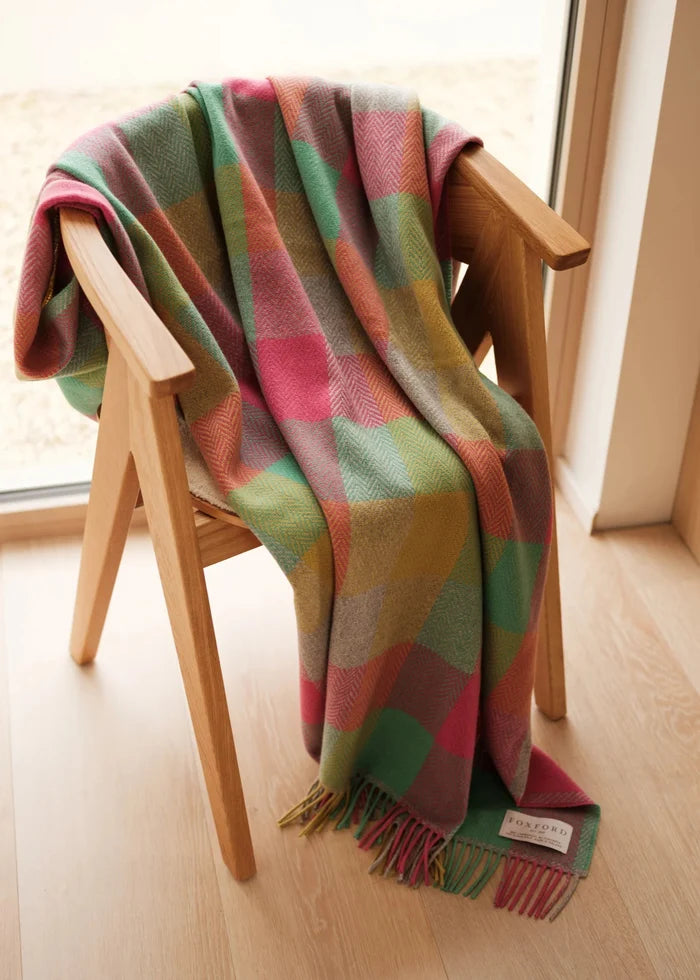 Foxford Cashmere and Lambswool Throw | Skellig
