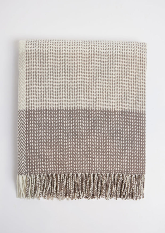 Foxford Dún Briste Cashmere and Lambswool Throw