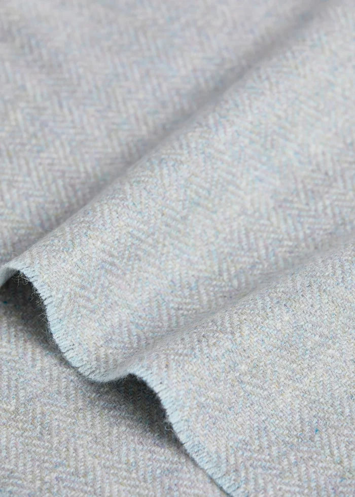 Foxford Lambswool Scarf | Aqua Melange