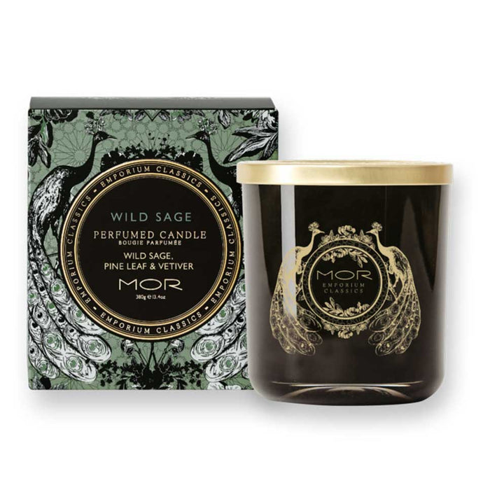 MOR Boutique Fragrant Black Soy Candle - Wild Sage | Koop.co.nz