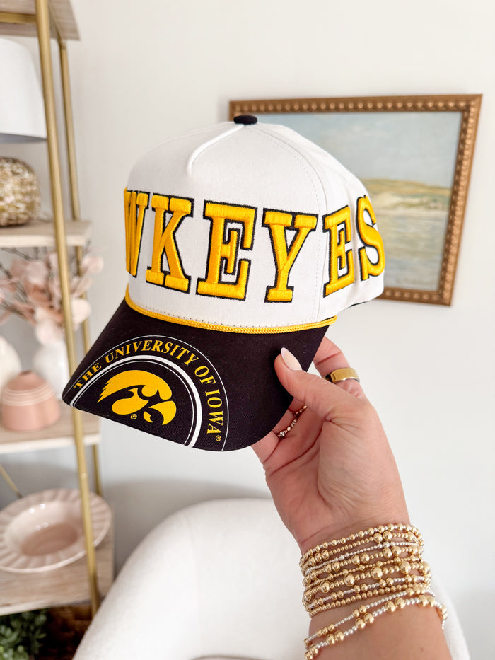 Gameday Social Game Day Details Iowa Hat – women's accessories - hat