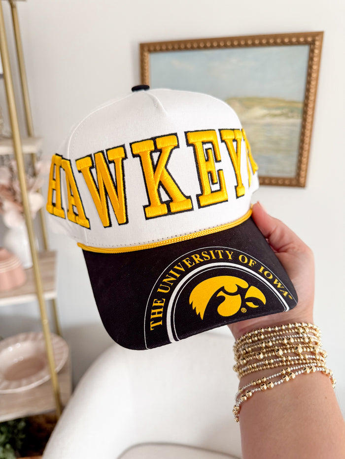 Gameday Social Game Day Details Iowa Hat – women's accessories - hat