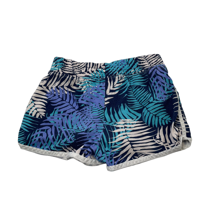 Gap 5-6 yrs blue floral jersey shorts