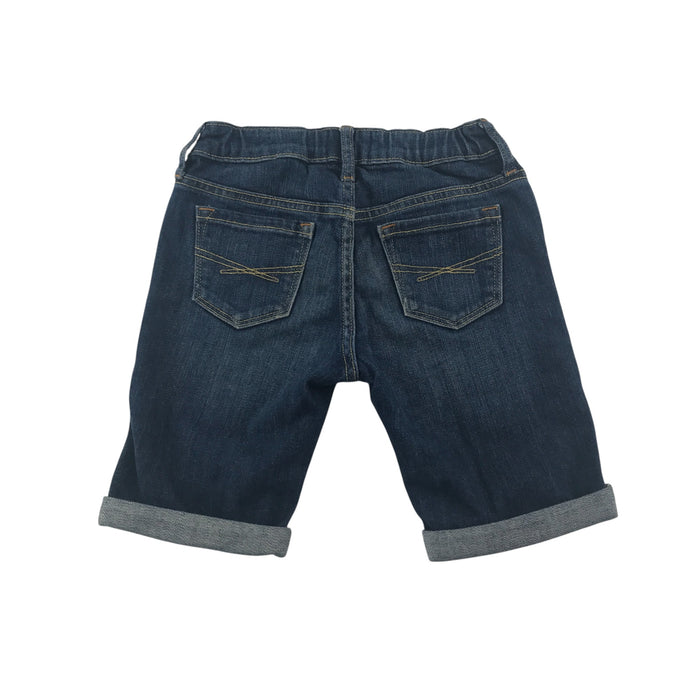 Gap 6-7 years blue denim with adjustable waistband shorts