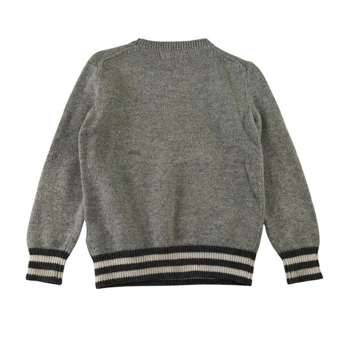 Gap 6-7 years grey jumper Star Wars Chewbacca cotton nylon wool