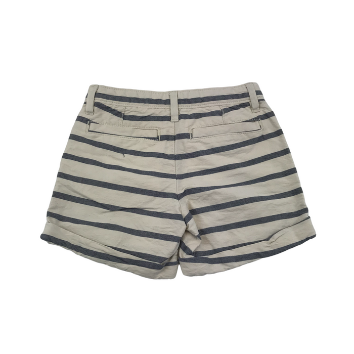 Gap 6 years white and navy striped shorts