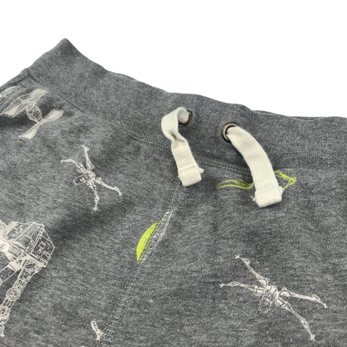 Gap 8-9 years grey star wars jersey pull up shorts