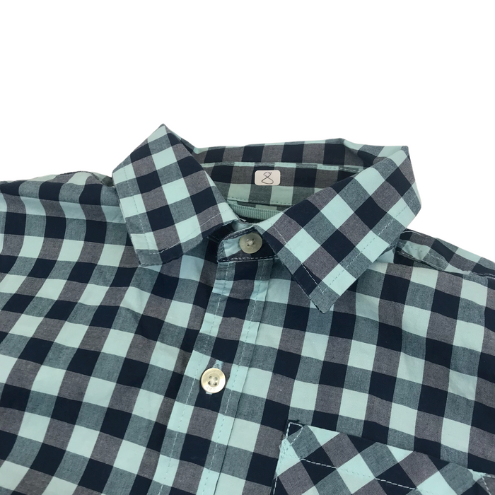 Gap 8 years blue checked shirt